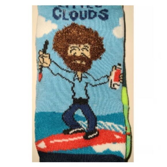 BOB ROSS NOVELTY SOCKS - Picture 3 of 3